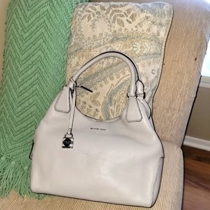 Michael Kors Gray Leather Handbag